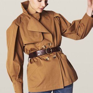 BA&SH short trench coat (new/tags, sz 1/S)